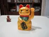 1 шт. Creative Lucky Cat Gold / белый пластиковый размахивая лап качал домашний магазин декор открытия орнамента 210607