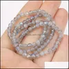 Wholesale Labradorite Loose Beads Pick Size M 4Mm Faceted Moonston Bead High Quality Natural Stone Strand Charm Diy Bracelets Jewelry Drop D