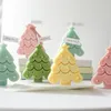 クリスマスキャンドルクリスマスツリーアロマテラピーキャンドル手作りのパラフィンワックス家の装飾PO Props diy誕生日ギフトSouvenir ZC683