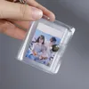 16 مصغرة ألبوم الصور الصغيرة كيرينغ 1 2 بوصة معرف الصور الفورية تخزين البطاقة الخلالي كتاب المفاتيح عشاق الوقت هدية الذاكرة G1019