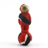 4.9inch 125mm delicate silicone pipe smokinng Astronaut on the Moon Pipes have many color with dab rig nail