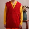 Suéteres masculinos Lama Monk Roupos Tibetano Dongbo Sweater de manga comprida Sweater Winter Pluxh Térmica