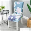 Sashes Textiles GardensPandex Bankett Printed Stretch Chair Sets Enkla Conjoined Ers Home Dining Customer Wedding Party Stoler 34 stilar