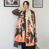 Foulards Couverture épaisse Femmes élégantes et châles Double face Imitation Cachemire Écharpe Bufanda Pashmina Foulard Foulard1