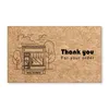 شكرا لك بطاقات الطلبات كرافت منتجات ورقية شكر بطاقة تقدير بطاقة الشراء إدراجات لدعم العملاء الصغير ريال RRE10848