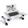 US stock Adjustable Height Laptop Desk Stand for Bed Portable Lap Foldable Table Workstation Notebook RiserErgonomic Computer Tray Reading Holder Standing a46