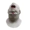 Máscara para adultos de Halloween Latex Zombie Latex Ansey Alien Devil Devil Face Cara de Cara Cosplay Prop GC6