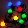 5M 10LED Globe String Lights Colorful Waterproof G50 Light Bulbs for Halloween Wedding Indoor Outdoor Decoration