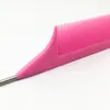 Candy Color Anti-static Rat tail Comb Fine-tooth Metal Pin Hair Brushes salon beauty Styling tool accept your logo