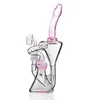 hookahs Hitman Bong Wholesale Brilliance Cake Glass Classic Small Dab Rigs Recycler Water Pipes with 14mm Joint