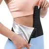 Sauna cintura trainer para mulheres emagrecimento cinta cincher trimmer cinto suor treino corpo shaper 220307