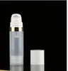 2022 Новый пустой 10мл безвоздушные бутылки насоса лосьон ясных безвоздушных бутылок для косметики с серебряной золотой линии косметическая упаковка