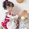 3 Stück Kleinkind Smocking Kleider für Baby Mädchen Spanisch Smocked Frock Infant Spanien Lolita Prinzessin Kleid Kinder Boutique Kleidung 210615