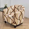 small sofa cover skins protector single seat 1-seater chair arm slips for dining room floral printed 211207