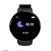 D18S Dames Smart Horloge Sport Fitness Tracker Touch Button SmartWatch Mannen Mode-elektronenklok IP65 Waterdicht voor Android iOS