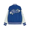 B Letter Baseball Uniform Jacket Vrouwelijke Hoogwaardige Streetwear Losse Paar Retro Kleding Mannen en Vrouwen Oversized 210914