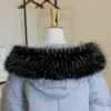 2021 Vinter päls krage för kvinnor män vinter jackor kappa faux päls halsduk huva varm inredning kläder lyx tillbehör hög kvalitet h0923