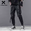11 ByBb's Dark Dark Tactical Multi Tasche Nastro Cargo Pant uomo Harajuku Hip Hop Pantaloni Funzione Pantaloni Streetwear Joggers Pantaloni da uomo 210715