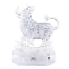 Assembly Horoscope 3D Crystal Puzzle Flighting LED LED Kids 12 Constellations Horoscope Jigsaw Guzzle Toys for Kids Higts Y20046506907