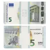 Prop money faux billet kopiuj pieniądze papierowe świąteczne zabawki na imprezę party USA 20 50 100 fałszywy dolar Euro film banknot dla dzieci prezenty świąteczne lub Film wideo