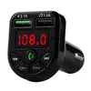 BTE5 Araba MP3 Çalar Bluetooth FM Verici Araba FM Modülatörü Çift USB Şarj Portu için 12-24 V Genel Araç Araç Şarj Perakende Kutusu Ile