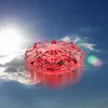 키즈 장난감 UFO 무인 항공기 비행 헬리콥터 자외선 핸드 감지 유도 RC 항공기 업그레이드 Quadcopter