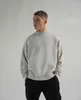 Casual Daily Sweatshirts Blank Men Women 1: 1 hoogwaardige vaste gewassen UK Crewneck