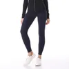 L-32 Yoga Leggings Cintura alta Ginásio Roupas Mulheres Legging Cor Sólida Calças Casuais Running Fitness Exercício Treino Pleno Comprimento Treino