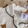 Milancel Höst Kids Pajama Set Boys Bear Suit Cotton Sleeperwear Kids Inomhus Kläder 210908