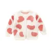 Clothing Sets Born Baby Girls Clothes Autumn Embroidered Coat Infant Long Sleeve Knit Cardigan Tops Kids Toddler Sling Jumpsuit4530119