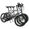 20 Zoll 8-Gang Mini 451 Rennrad Fahrräder Aluminiumlegierung Ultraleichtes Fahrrad mit variabler Geschwindigkeit Tragbare Erwachsene Rennräder für Erwachsene