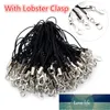 100pcs Lonyard lariat Strap Cordons de corde de serrage de homard Hookchains HOCKS MOBILE SET CHARMS ACCESSOIRES DES SAG DE COUVRE