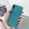 Ultra Slim Candy Färger Telefon Väskor Mjuk TPU Skydd till iPhone 12 11 Pro Max XS XR X PLUS HUAWEI MATE 20