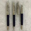 Luxury Pen Limited Edition Around the World in 80 Days Dark Blue Harts Rollerball Ballpoint Penns Stationery Office School Supplies284N