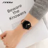 Sinobi Kuvars Saatı İzle Kadınlar Moda Lüks Yaratıcı Montre Femme Üst Marka Saatler Deri Saat Reloj Mujer Dropship Q0524