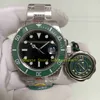 3 Style Super N Factory Watch 904L Steel Mens 41mm Sapphire Glass 126610 Black Dial Green Ceramic Bezel 126610ln 126619lb Diving E244l