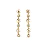 Designer di marchi di lusso placcati in oro 18 carati Doppie lettere Stud Dangle Hoop Geometric Famose donne Lungo Eardrop Crystal Strass Pearl Earring Wedding Party Jewerlry