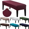 Long Bench Cover Spanex Piano Slipcover Stretch Seat Case Protector Elastisk Stolskydd Vardagsrum El Decor 211116