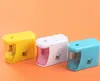 Quality 3 colors Automatic Electric Pencil Sharpener Safe Fast Prevent Accidental Opening Stationery School Supplies Students Artists Classrooms Office