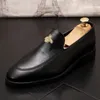 2021 Zomer Mannen Business Schoenen Borduurwerk Mocassins Homecoming Designer Wedding Male Oxford Flats Big Yards US Size: 6.5-9