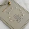 Ashiiqi Natural Słodkowodne Pearl Anklet Oryginalne 925 Sterling Silver Handmade Biżuteria Ślubna Lady