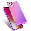 Étuis transparents anti-choc pour airbag, dégradé de couleurs, pour iPhone 13 12 Pro Max XS 8 7Plus 6S Samsung S10 S9 Note 9, vente en gros