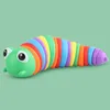 Fidget Toy Slug Articulated Flexible 3D Slug Joints Curled Relieve Stress Anti-Anxiety Sensory Toys For Children Aldult FREE By Sea YT199504