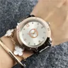 ファッショントップブランドの時計女性レディーガールクリスタルスタイルスチールメタルバンドクォーツ腕時計P45