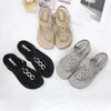 여성 Sandles Sandalias Mujer PU 여성 검투사 샌들 패션 캐주얼 발목 랩 신발 탄성 밴드 Dropshipping 2021