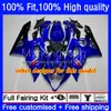 Fairings stampi ad iniezione per Suzuki GSX-R1000 GSXR1000 K5 2005-2006 Bodywork 26No.0 GSXR 1000 cc 1000CC 05 06 GSXR-1000 2005 2006 Moto OEM Bodys Factory Blue