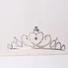 Dziewczęce sztuki na głowę kryształowy tiara crown krążkowy opaski na głowę pasma do włosów imprezowy biżuteria akcesoria księżniczki