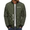 AMG Printed Plush Cotton Hoodie Sweatshirt Casual Outdoor Jacket Zipper Men's Sweatshirt Flightsuit Jacket Coat 211013