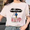 Erkek Tişörtler İlk D T-shirt Erkekler/Kadınlar Grafik Tees Japon Anime Karikatür Kawaii Yaz Üstleri Unisex Komik Harajuku Manga T Shirt Erkek 303G