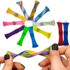 Marmor Mesh Fidget Toy Tube för vuxna Barn i skolan ADHD Lägg till OCD Ångest Marbles och Meshs Finger Hand Fidgets